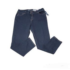 Lane Bryant Women's Curvy‎ Straight Leg Blue Denim Jeans Plus Size 20-NWT